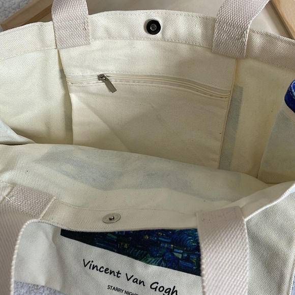 VAN GOGH Canvas Tote Starry Night Canvas Tote - Picture 6 of 7